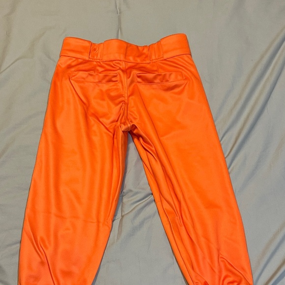 Never worn girls size 26 softball pants - orange - Picture 3 of 7